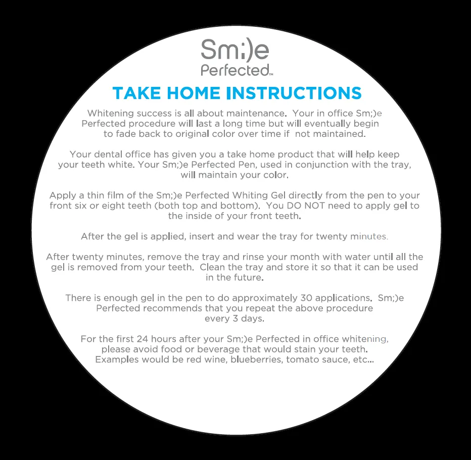 30383 oral hygiene after whitening