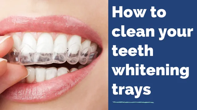30500 whitening trays cleaning