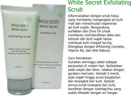 30553 wardah white secret day cream